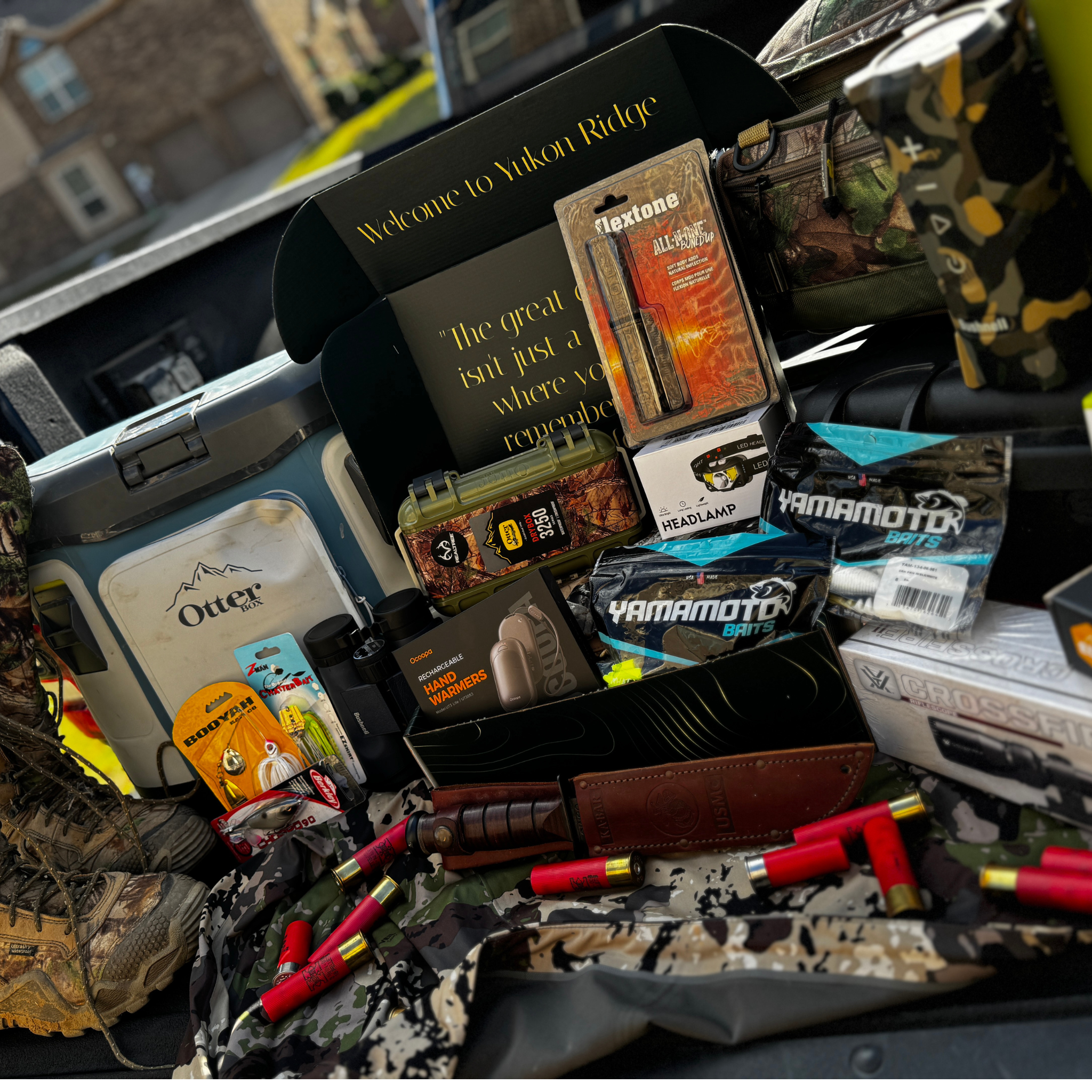 best hunting and fishing subscription box Catch Co Mystery Tackle Juggernaut (Bass) & Pond Prowler Sling Backpack, Lure Kit, Freshwater Largemout Smallmouth Bass : Sports & Outdoors Give them the gift that keeps on reeling in excitement The Trophy Hunter Monthly